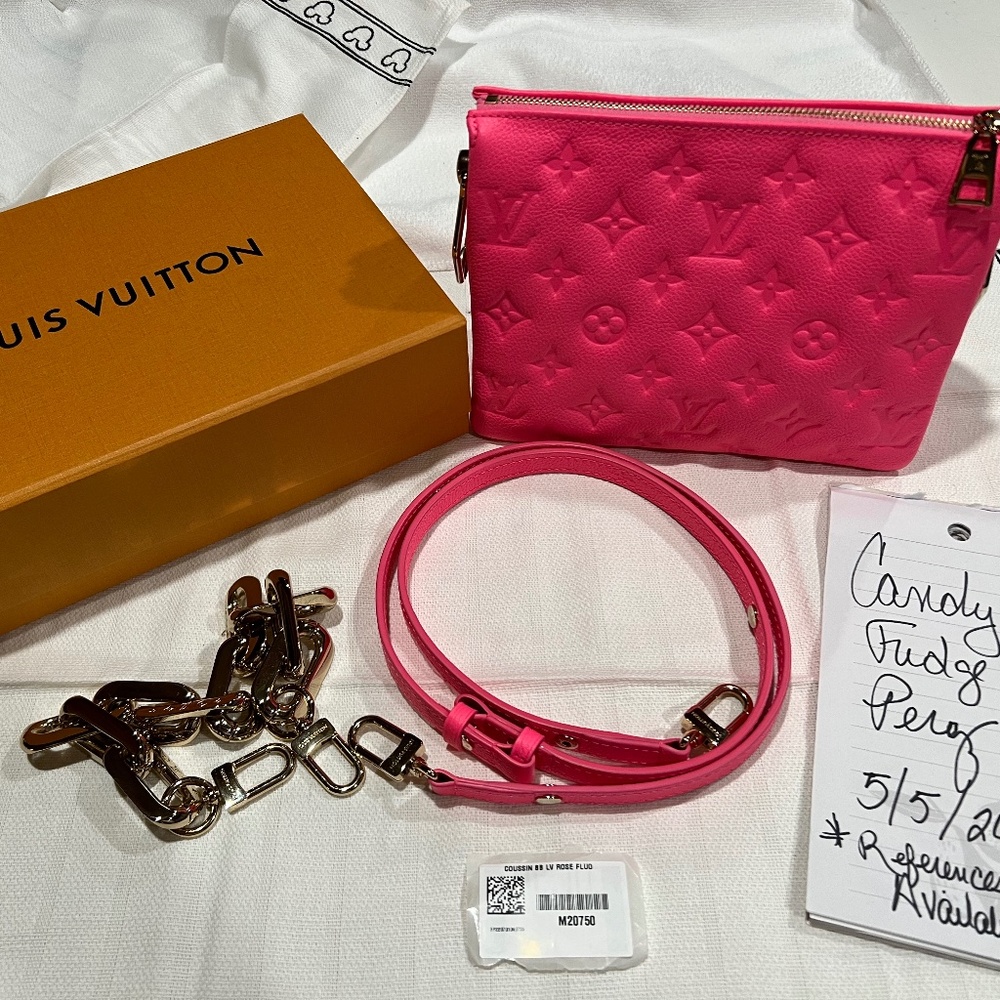 Louis Vuitton Coussin BB in neon pink (Rose Fluo)
